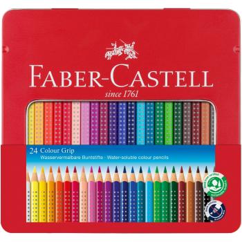 Faber-Castell Colour Grip Buntstifte 24er Blechetui